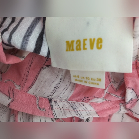 Maeve Anthropologie Women's Tourista Sailboat Romper Size 6 US - Picture 13 of 17